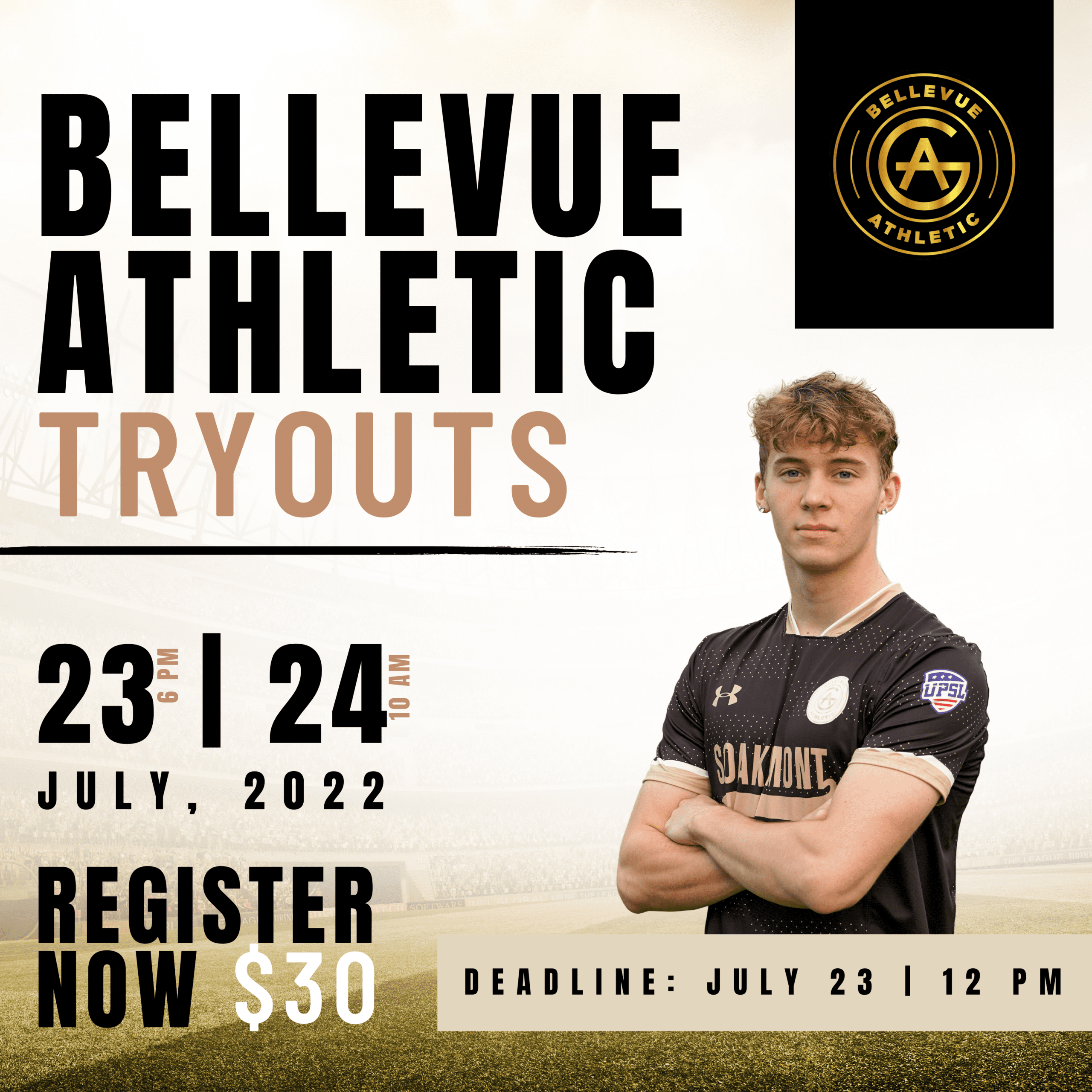 bellevue athletic tryouts